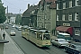 Düwag ? - Stadtwerke Bielefeld "799"
04.09.1973 - Bielefeld, Oelmühlenstraße, Haltestelle Städtisches Krankenhaus
Helmut Beyer